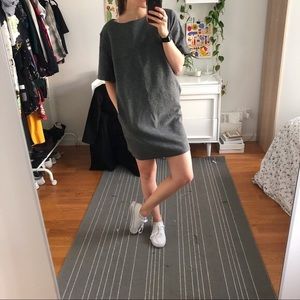 FRNCH Structured Grey Shift Dress